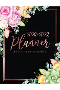 2020-2022 Three Year Monthly Planner