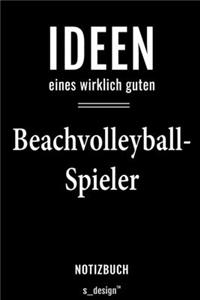 Notizbuch für Beachvolleyball