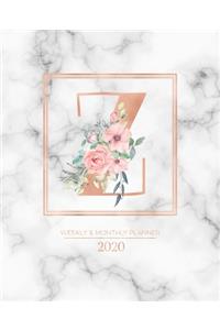 Weekly & Monthly Planner 2020 Z