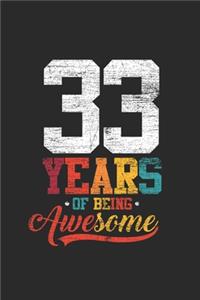 33 Years Of Being Awesome