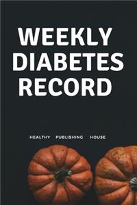 Weekly Diabetes Record