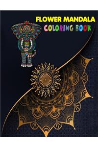 Flower Mandala Coloring Book