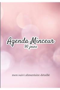 Agenda minceur 90 jours - mon suivi alimentaire détaillé