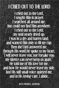 I Cried Out To The Lord