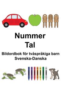 Svenska-Danska Nummer/Tal Bildordbok för tvåspråkiga barn