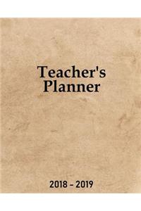 Teacher's Planner 2018-2019