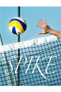 Spike. Notebook for Volleyball Fans. Blank Lined Journal Planner Diary.