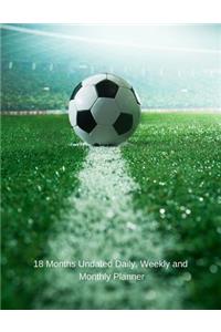 18 Months Undated Daily, Weekly and Monthly Planner