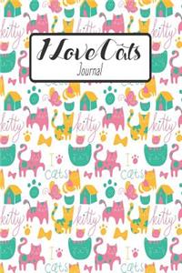 I Love Cats Journal