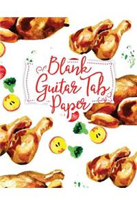 Blank Guitar Tab Paper