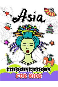 Asia Coloring Books for Kids