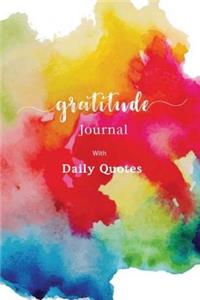 Gratitude Journal with Daily Quotes