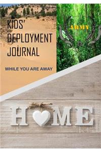 Kids' Deployment Journal Army