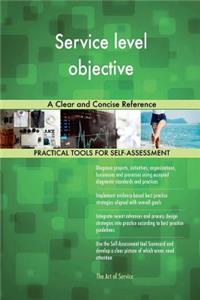 Service level objective