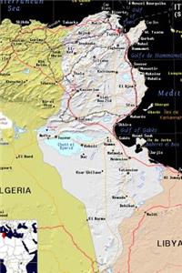 Modern Day Color Map of Tunisia Journal