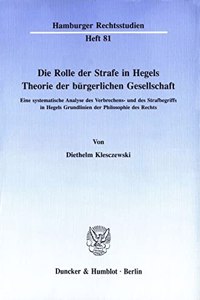 Die Rolle Der Strafe in Hegels Theorie Der Burgerlichen Gesellschaft