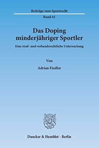 Das Doping Minderjahriger Sportler