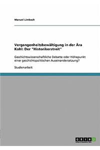 Vergangenheitsbewältigung in der Ära Kohl