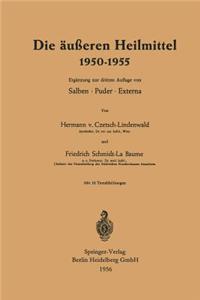 Die Äußeren Heilmittel 1950-1955