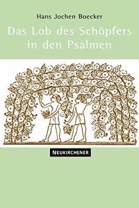 Das Lob des SchÃ¶pfers in den Psalmen