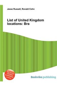 List of United Kingdom Locations