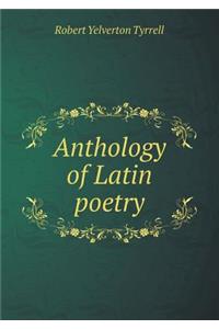 Anthology of Latin Poetry