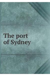 The port of Sydney