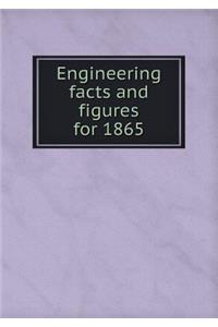 Engineering facts and figures for 1865