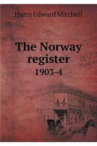 The Norway Register 1903-4