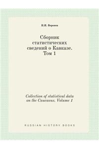 Collection of Statistical Data on the Caucasus. Volume 1