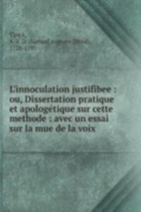 L'innoculation justifibee