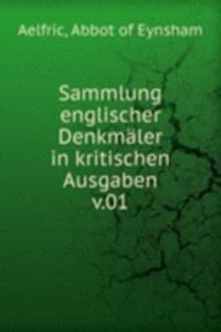 Sammlung englischer Denkmaler in kritischen Ausgaben