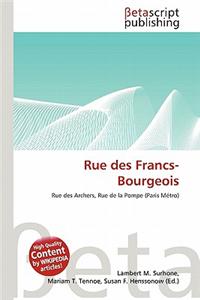 Rue Des Francs-Bourgeois