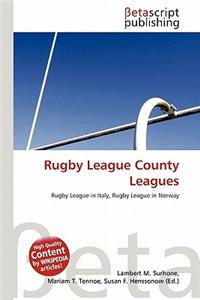Rugby League County Leagues