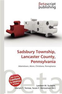 Sadsbury Township, Lancaster County, Pennsylvania