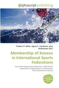 Membership of Kosovo in International Sports Federations