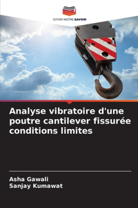 Analyse vibratoire d'une poutre cantilever fissurée conditions limites