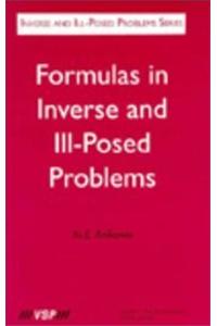 Formulas in Inverse and Ill-Posed Problems: