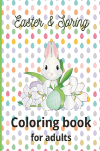 Easter & Spring Coloring book for adults