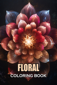 Floral Adult Coloring Book