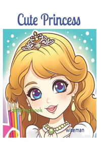 cute princess coloring book