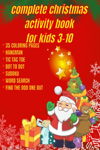 Complete Christmas Activity Book for Kids