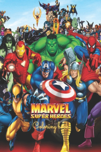 Marvel super heroes Coloring Book
