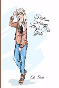 Fashion Coloring Book For Girls