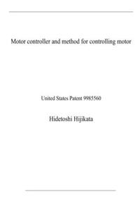 Motor controller and method for controlling motor