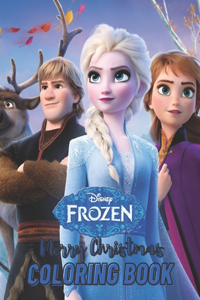 Frozen Merry Christmas Coloring Book