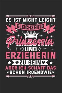 Prinzessin und Erzieherin - Notizbuch A5