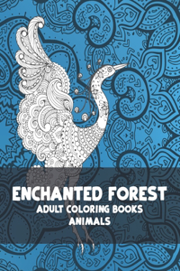 Adult Coloring Books Enchanted Forest - Animals
