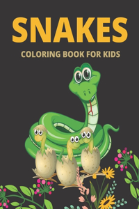 Snakes Coloring Book For Kids