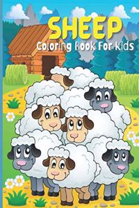 SHEEP Coloring Book For Kids